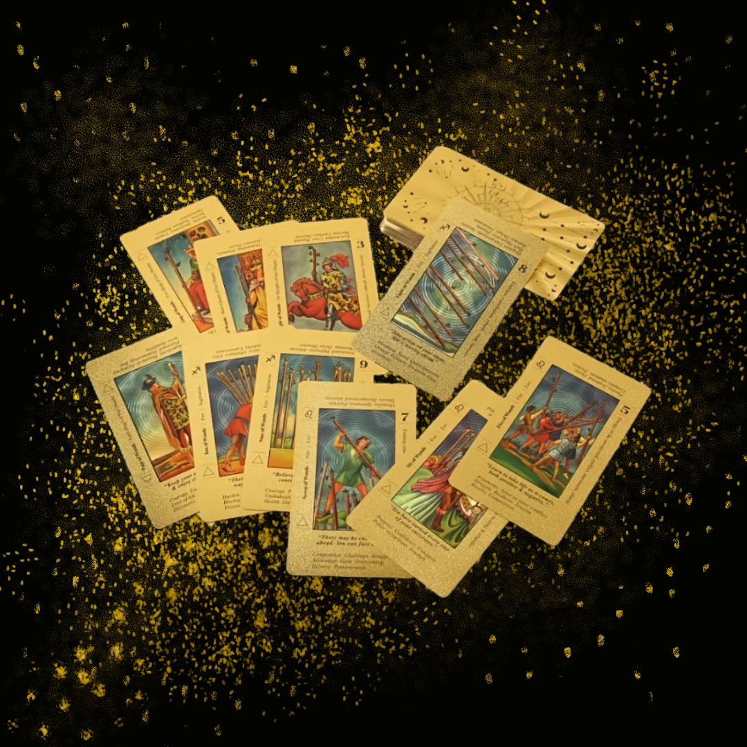 Tarot Cards Gold